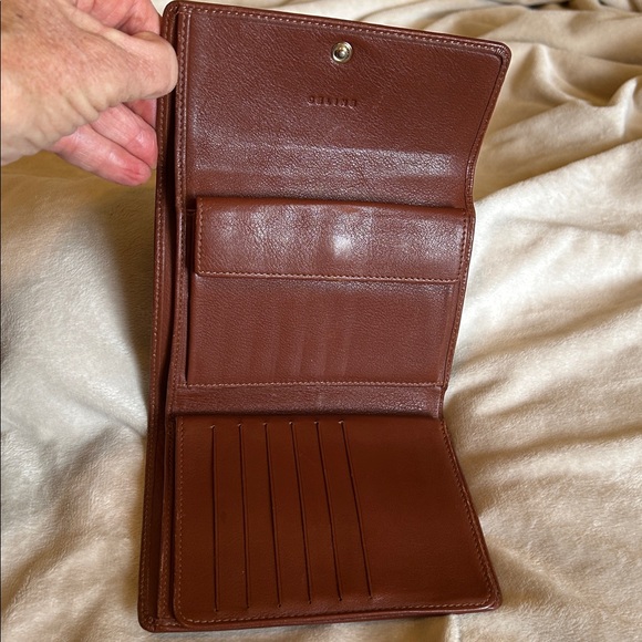 Celine Macadam large canvas trifold wallet with leather trim- Gorgeous! - Picture 5 of 10